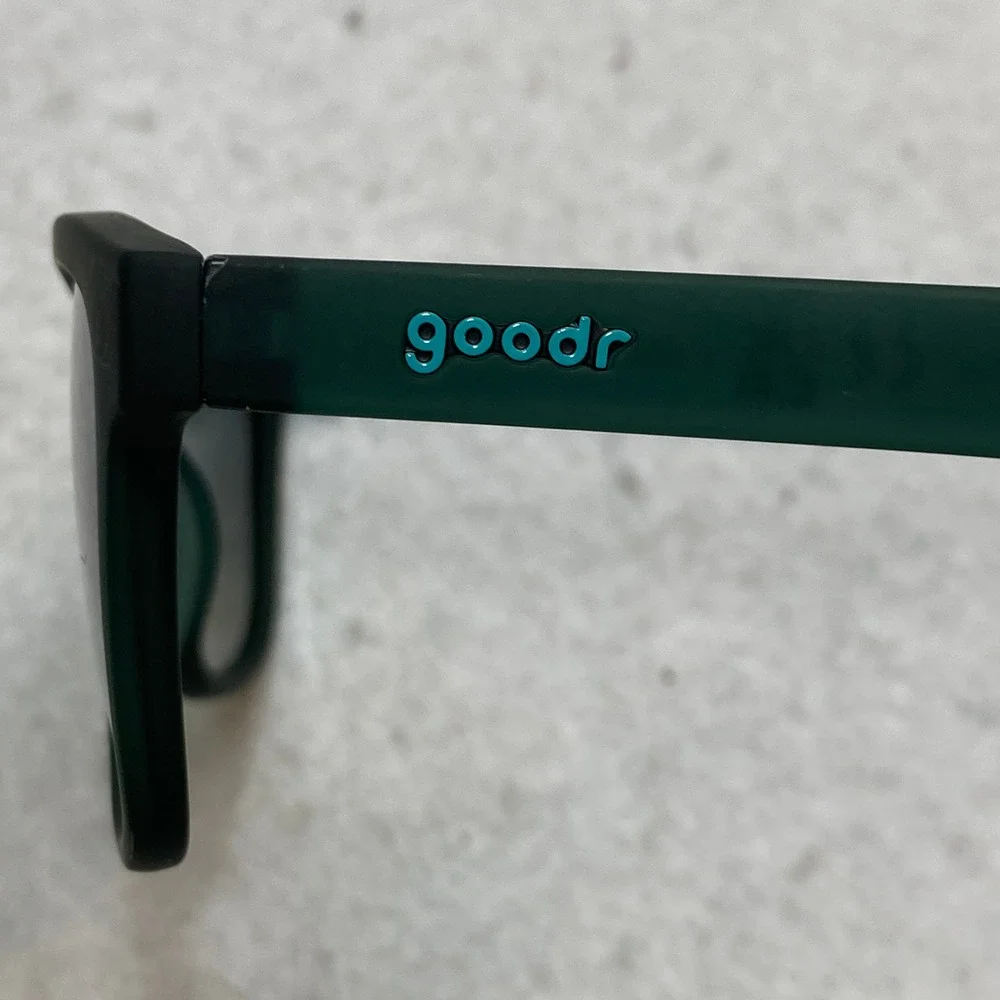 Goodr Sedan 90s Style Icon Sunglasses Unisex OS Green Polarized Matte